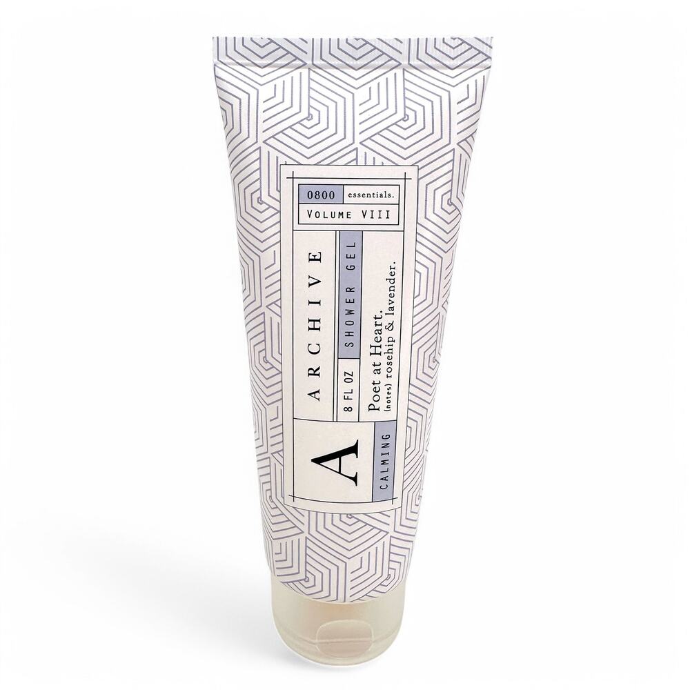 Archive Poet at Heart Calming Shower Gel Rosehip and Lavender 8 oz